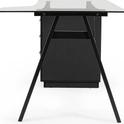 mutoni lifestyle Schreibtisch Charlie Schwarz 150X80><noscript><img width=