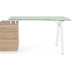 mutoni lifestyle Schreibtisch Charlie Weiss Natur 150X80><noscript><img width=