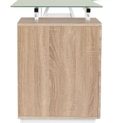 mutoni lifestyle Schreibtisch Charlie Weiss Natur 150X80><noscript><img width=