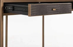 Richmond Interiors Schreibtisch Classio Gold 140> Bürotische