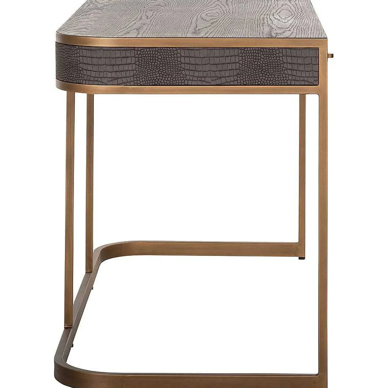 Richmond Interiors Schreibtisch Classio Gold 140> Bürotische