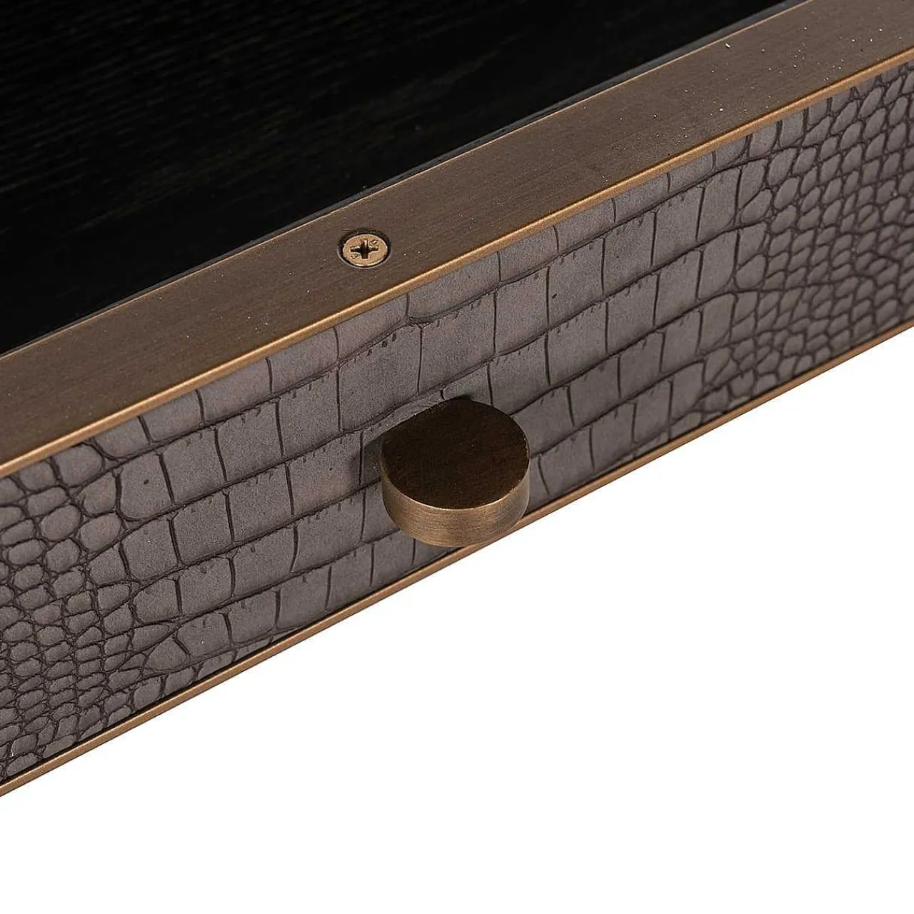 Richmond Interiors Schreibtisch Classio Gold 140> Bürotische