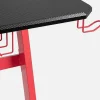 mutoni lifestyle Schreibtisch Gaming Rot Schwarz 118X65> Bürotische