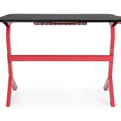 mutoni lifestyle Schreibtisch Gaming Rot Schwarz 118X65><noscript><img width=