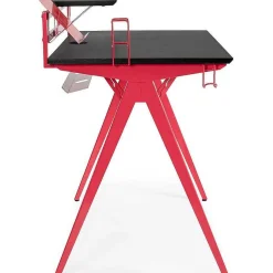 mutoni lifestyle Schreibtisch Gaming Rot Schwarz 135X60> Bürotische