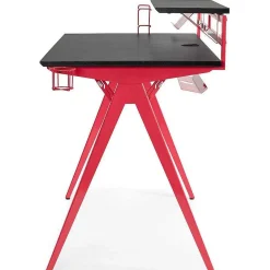mutoni lifestyle Schreibtisch Gaming Rot Schwarz 135X60><noscript><img width=