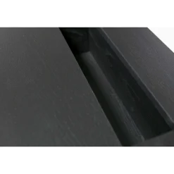 mutoni living Schreibtisch Julius Esche Schwarz 126X53> Bürotische