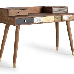 mutoni inspiration Schreibtisch Mangoholz Natur 130> Bürotische