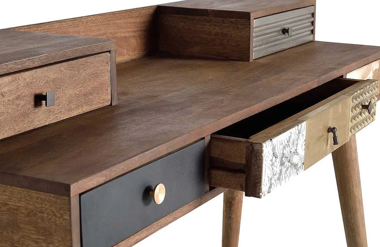 mutoni inspiration Schreibtisch Mangoholz Natur 130> Bürotische