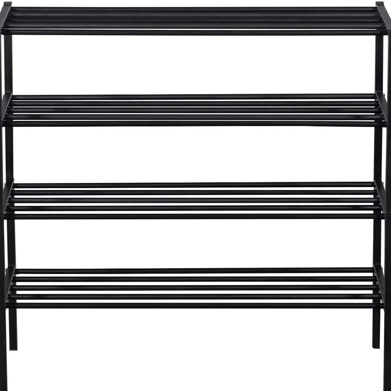 mutoni living Schuhregal Ferro V4 Schwarz 85X160> Schuhschränke