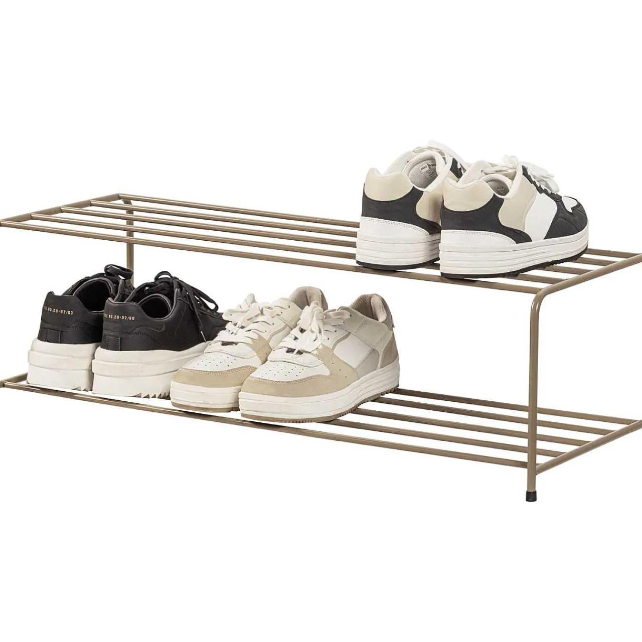 mutoni living Schuhregal Josse Military Brown 80> Schuhschränke