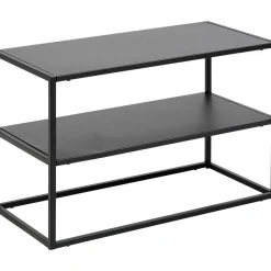mutoni scandi Schuhregal Modern Line 1 Boden Stahl Schwarz 70X33X45 5Cm> Schuhschränke
