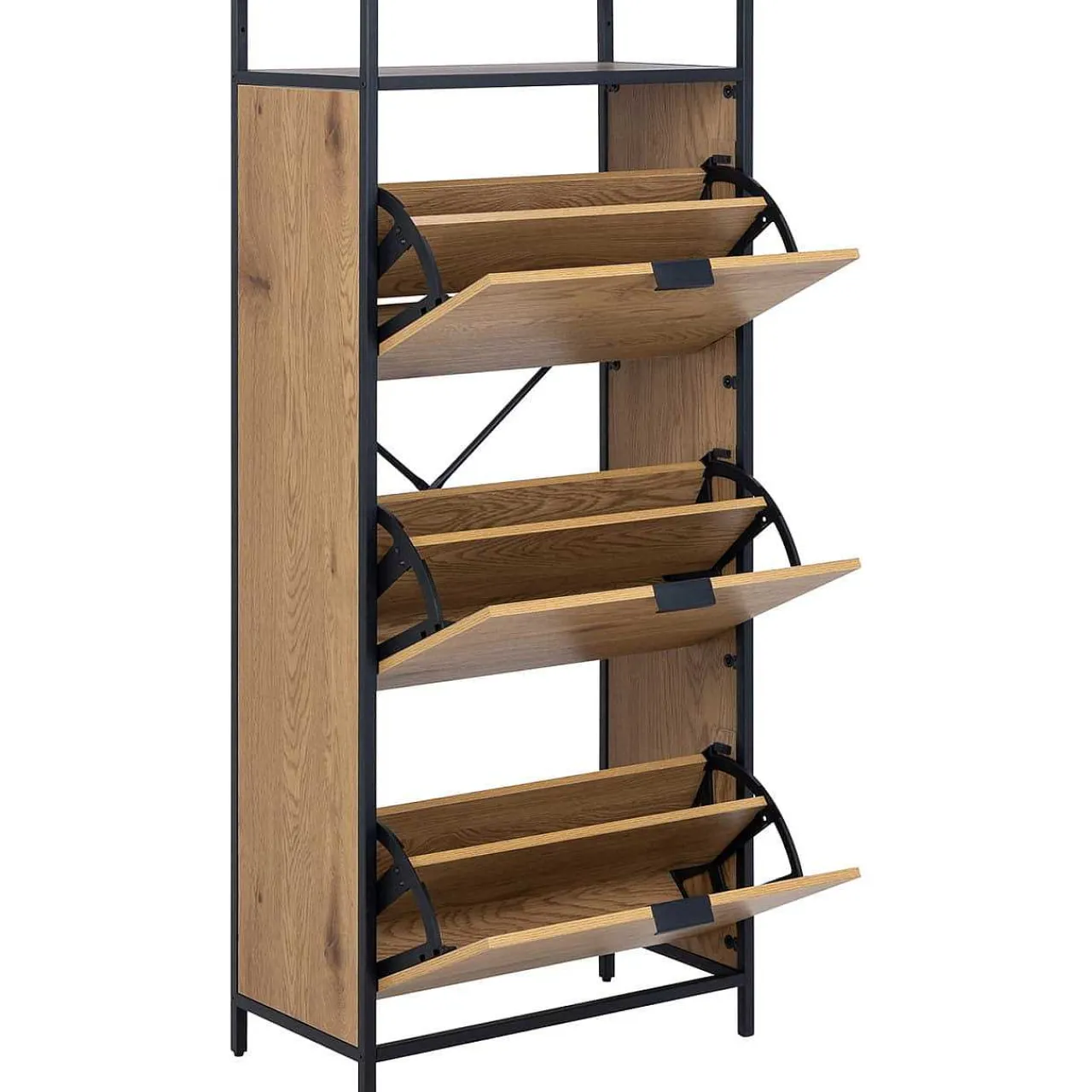 mutoni scandi Schuhschrank Multiple Bronx Metall Braun 129> Schuhschränke