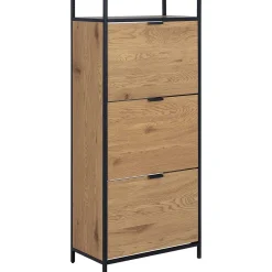 mutoni scandi Schuhschrank Multiple Bronx Metall Braun 129><noscript><img width=