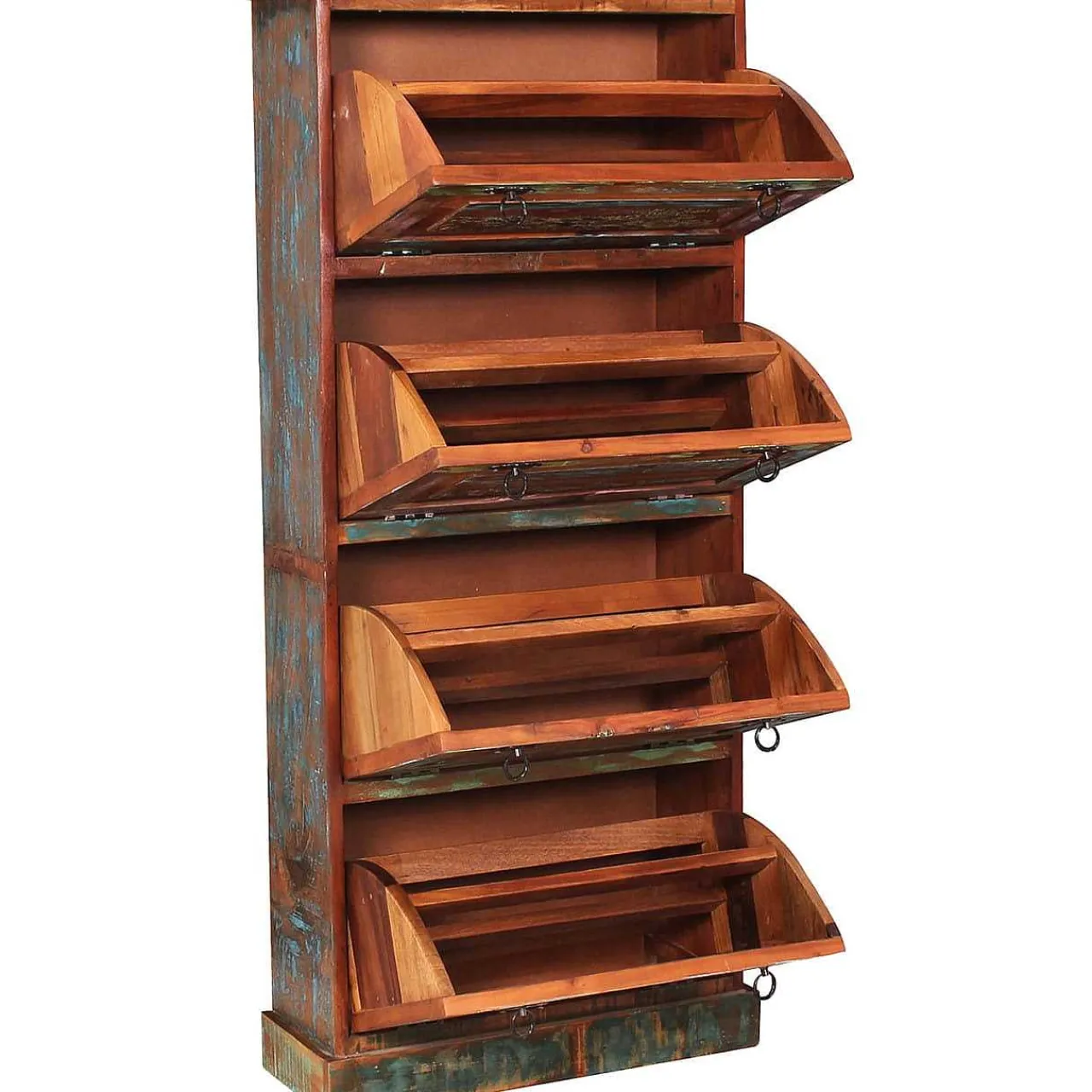 mutoni sweet home Schuhschrank River Bunt 4 Klappen 65X145> Schuhschränke