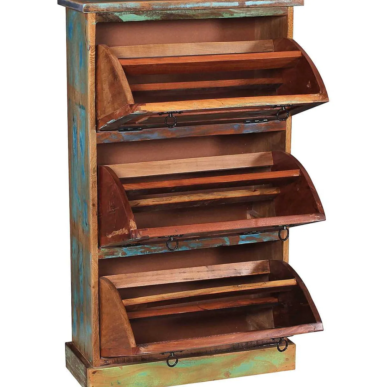 mutoni sweet home Schuhschrank River Bunt 3 Klappen 65X110> Schuhschränke