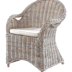 mutoni pleasure Sessel Brest Naturrattan White Wash> Design Sessel