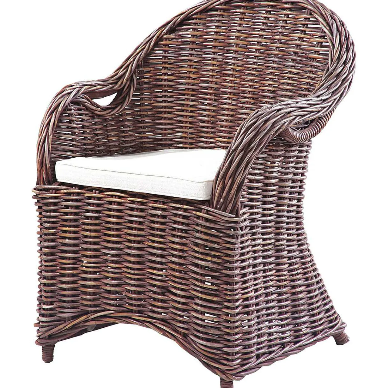 mutoni pleasure Sessel Brest Naturrattan Braun> Design Sessel
