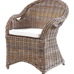 mutoni pleasure Sessel Brest Naturrattan Graubraun><noscript><img width=