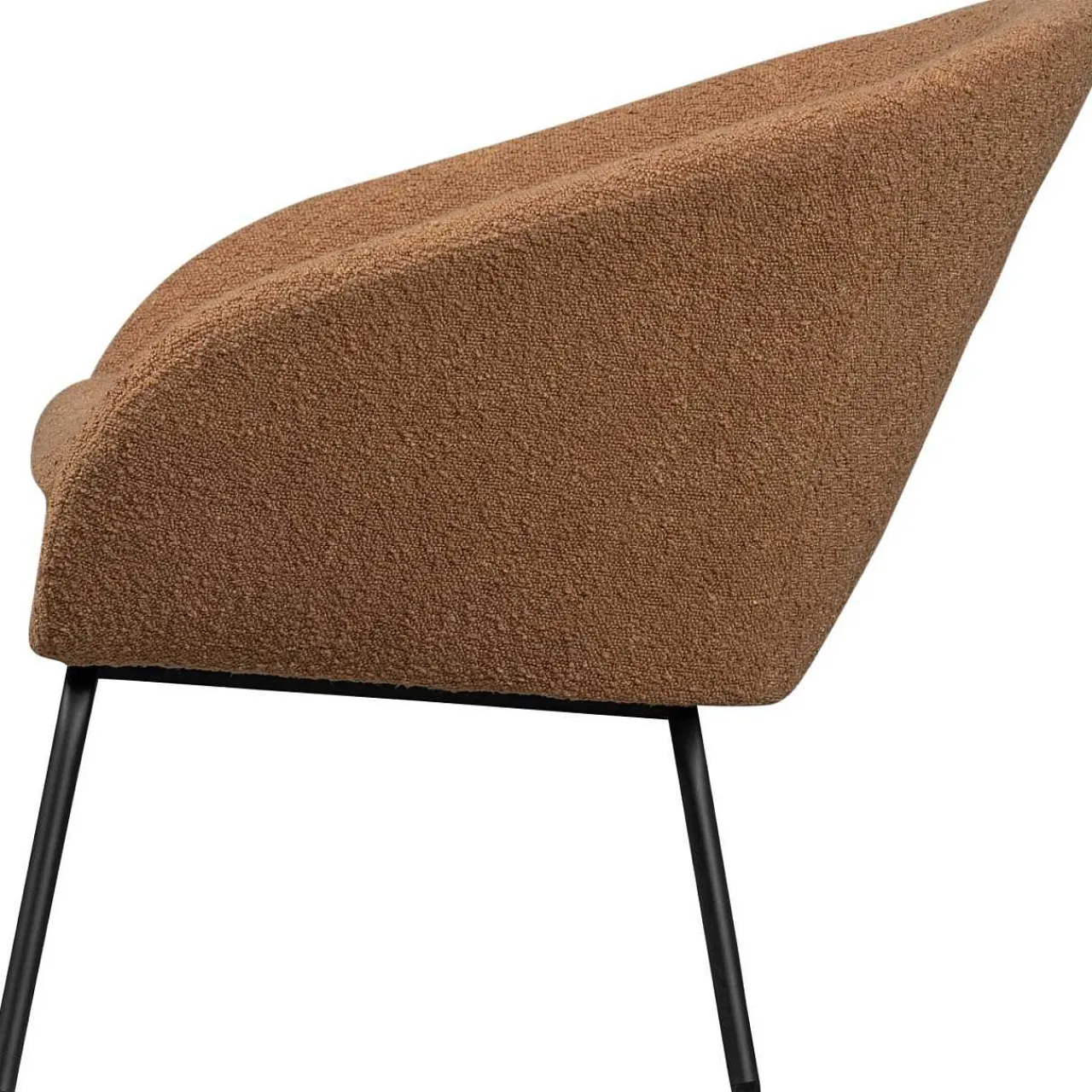 mutoni living Sessel Ditte Boucle Cognac> Design Sessel