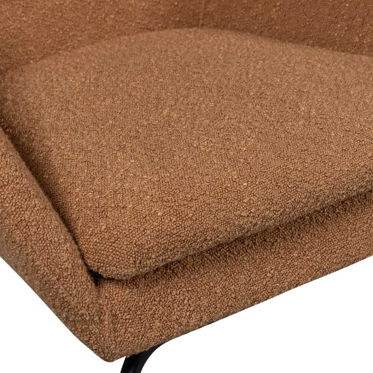 mutoni living Sessel Ditte Boucle Cognac> Design Sessel