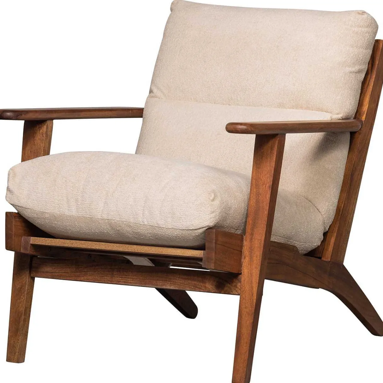mutoni living Sessel Houston Boucle Natur> Design Sessel