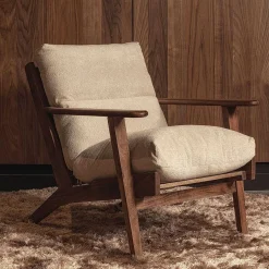 mutoni living Sessel Houston Boucle Natur><noscript><img width=