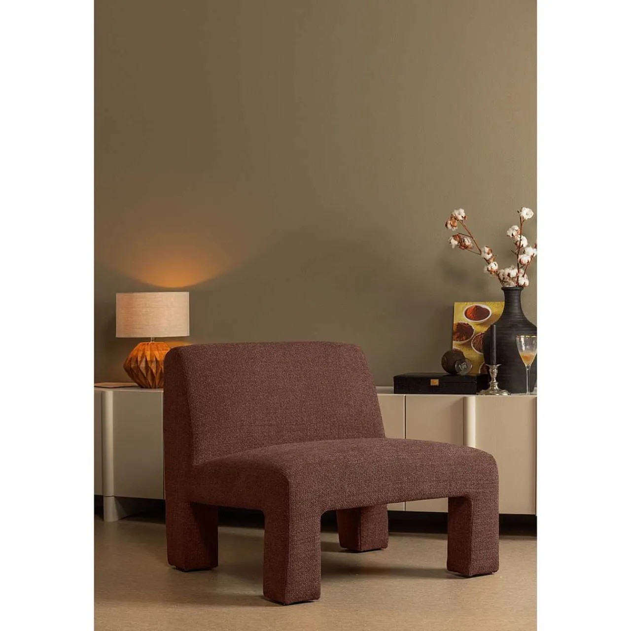 mutoni living Sessel Lavid Chestnut> Loungesessel