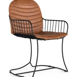 mutoni inspiration Sessel Leder Braun 54X92> Armlehnstühle