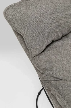 KARE Design Sessel Mit Hocker Snuggle Grau (2-Tlg)><noscript><img width=