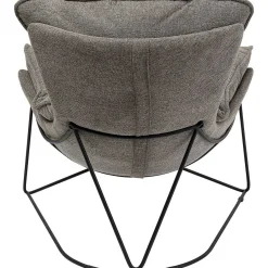 KARE Design Sessel Mit Hocker Snuggle Grau (2-Tlg)><noscript><img width=