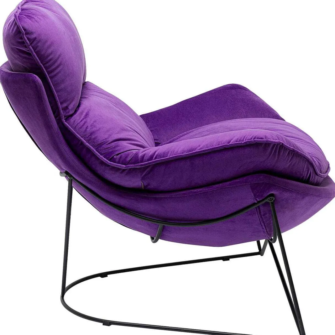 KARE Design Sessel Mit Hocker Snuggle Lila (2-Tlg)> Relaxsessel