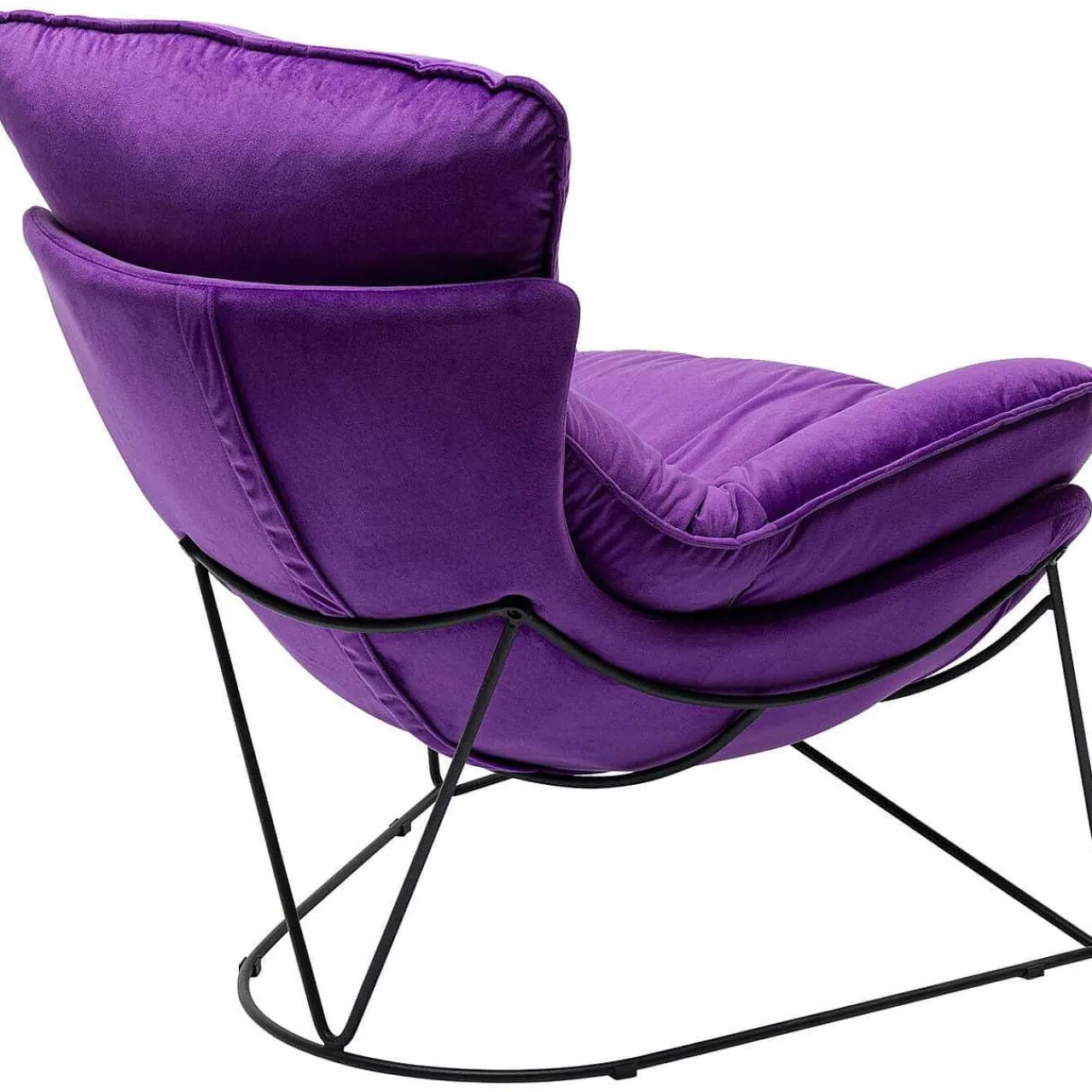 KARE Design Sessel Mit Hocker Snuggle Lila (2-Tlg)> Relaxsessel