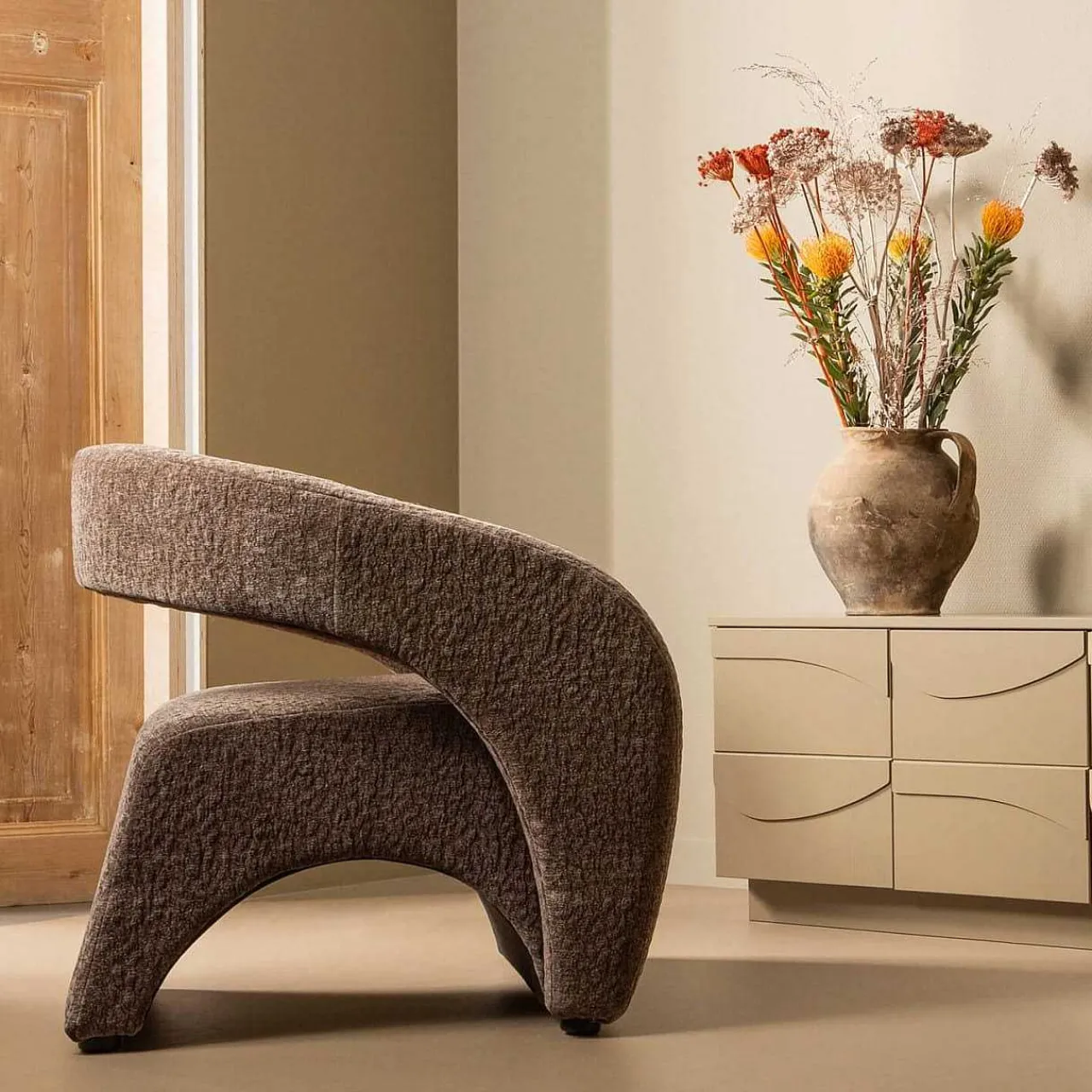 mutoni living Sessel Radiate Espresso> Design Sessel