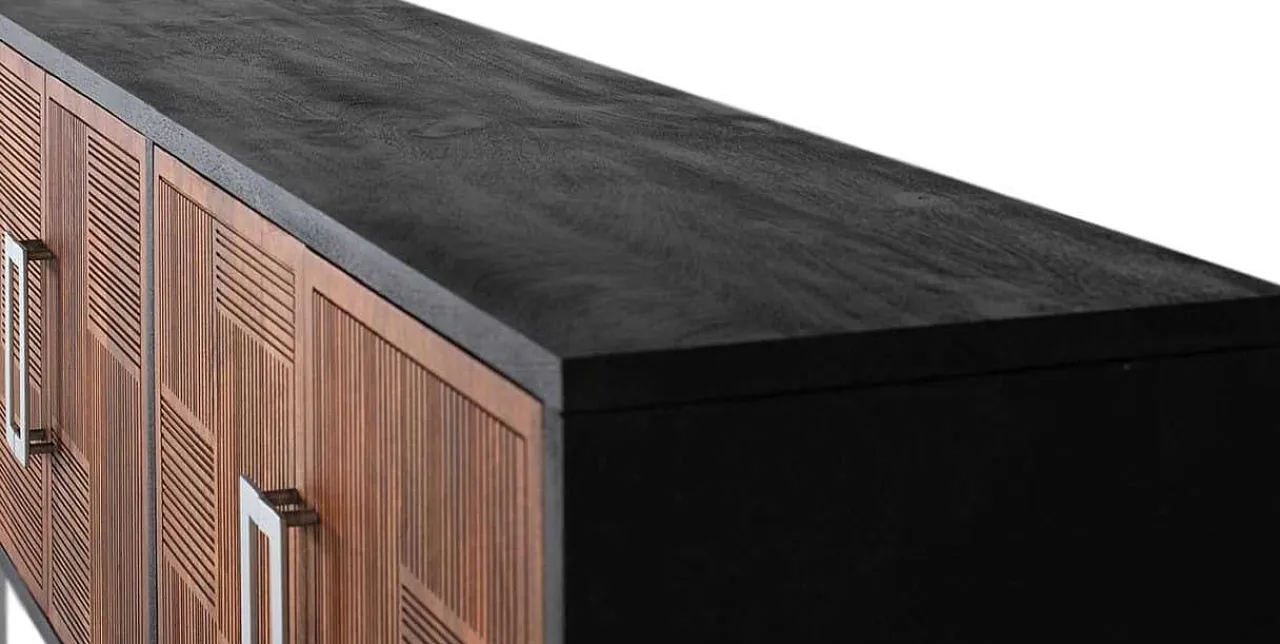 mutoni inspiration Sideboard Adra Mangoholz Schwarz 170X84> Sideboards
