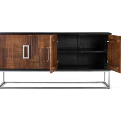 mutoni inspiration Sideboard Adra Mangoholz Schwarz 170X84><noscript><img width=