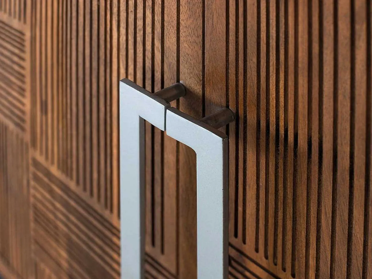 mutoni inspiration Sideboard Adra Mangoholz Schwarz 170X84> Sideboards