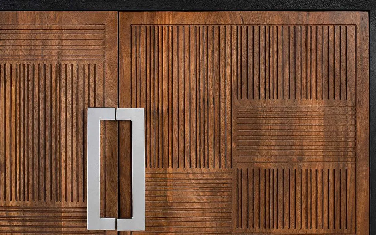 mutoni inspiration Sideboard Adra Mangoholz Schwarz 170X84> Sideboards