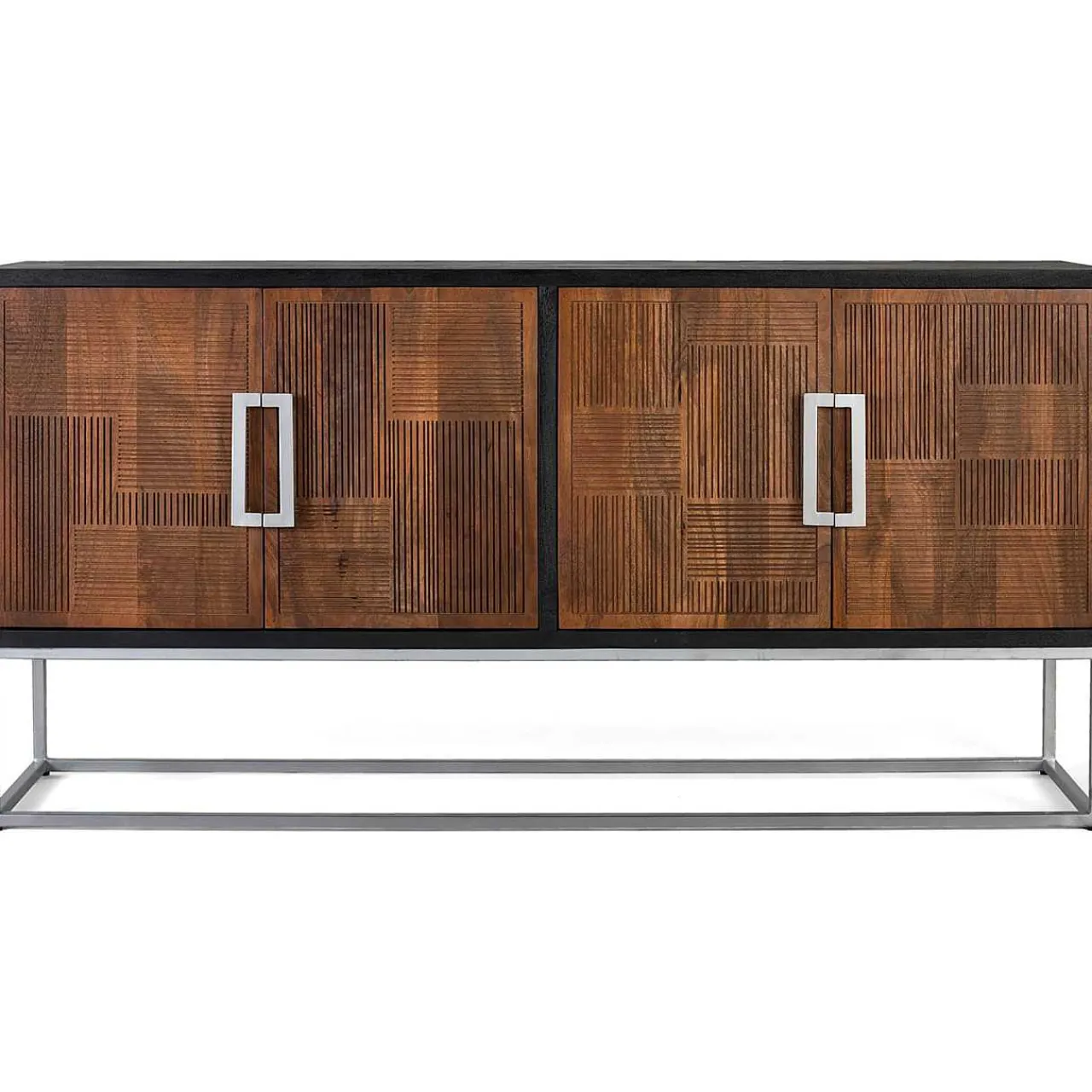 mutoni inspiration Sideboard Adra Mangoholz Schwarz 170X84> Sideboards