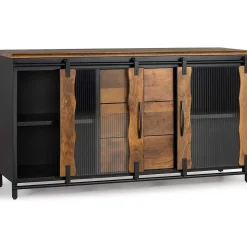 mutoni inspiration Sideboard Cura Mangoholz Schwarz 150X80><noscript><img width=