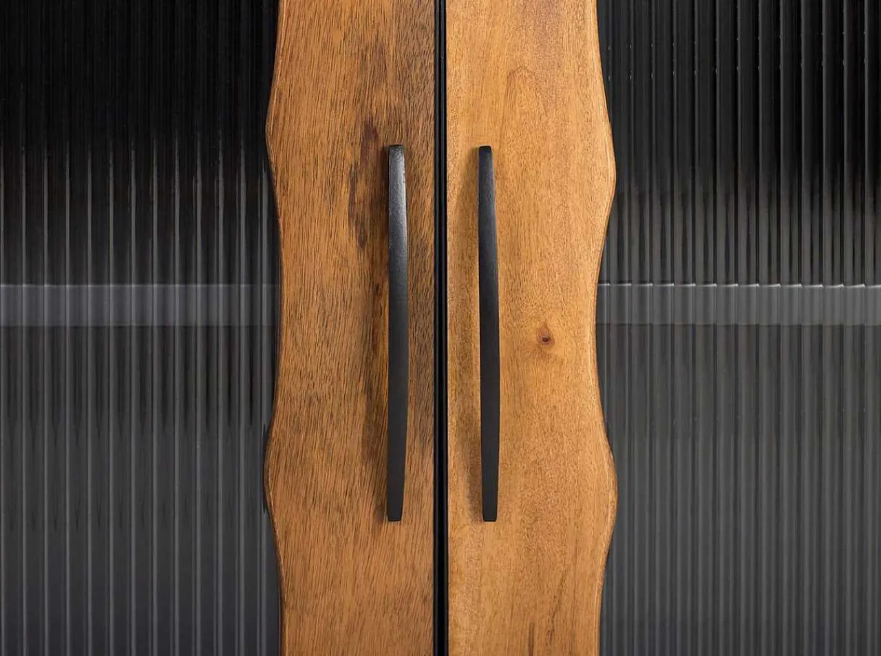 mutoni inspiration Sideboard Cura Mangoholz Schwarz 190X80> Sideboards