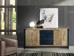 mutoni inspiration Sideboard Mangoholz Natur 180X80><noscript><img width=