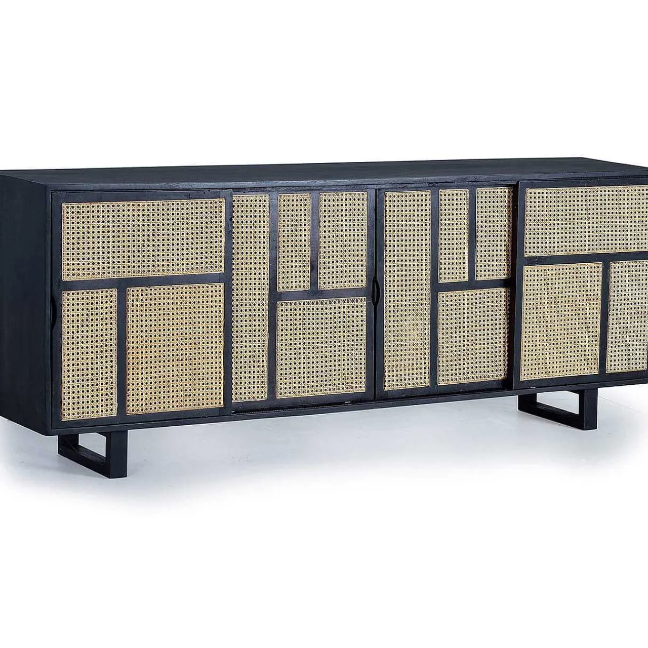 mutoni inspiration Sideboard Mangoholz Schwarz 200X80> Sideboards