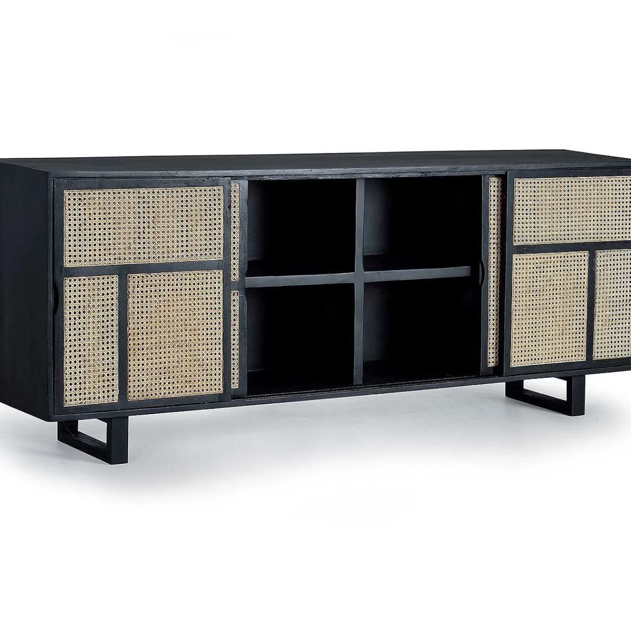 mutoni inspiration Sideboard Mangoholz Schwarz 200X80> Sideboards