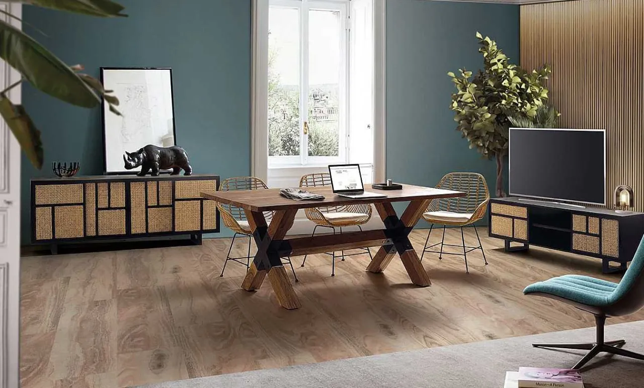 mutoni inspiration Sideboard Mangoholz Schwarz 200X80> Sideboards