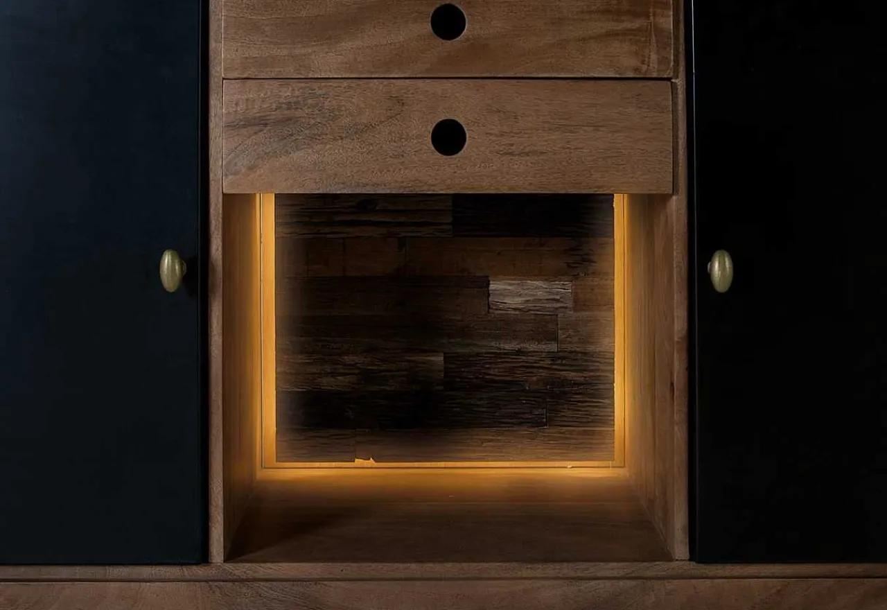 mutoni inspiration Sideboard Natero Mangoholz Natur 160X78> Sideboards