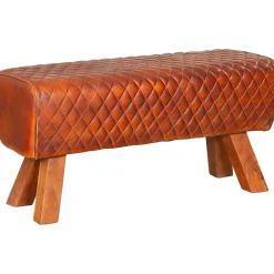 mutoni pleasure Sitzbank Bhilai Leder Braun 92><noscript><img width=