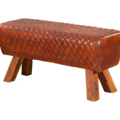mutoni pleasure Sitzbank Bhilai Leder Braun 92><noscript><img width=