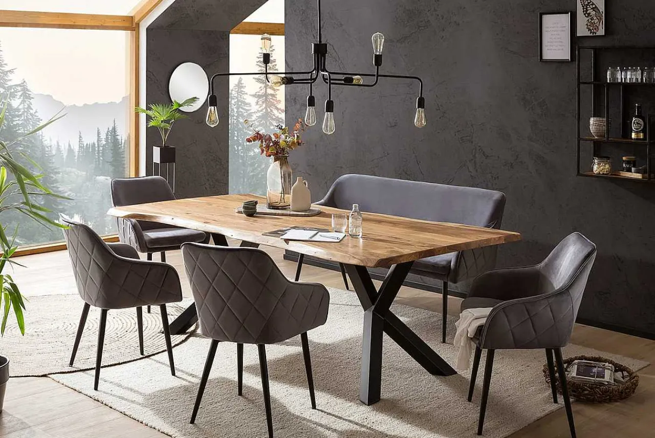 mutoni casual Sitzbank Oramix Grau 160X61> Bänke