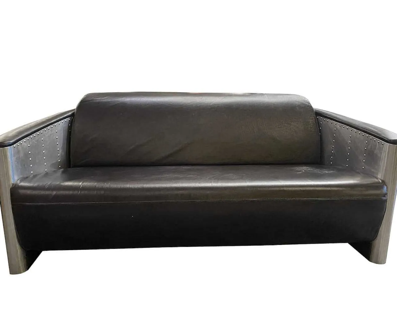 mutoni wood Sofa Bolton 3-Sitzer Vintage Black> Sofas